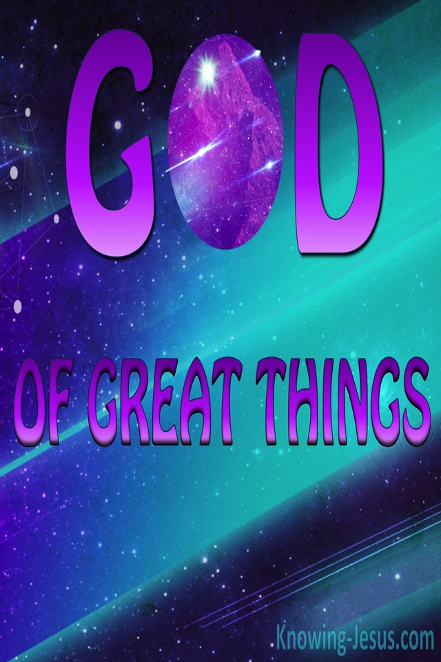 Psalm 126:3 God Of Great Things (devotional)06-22 (purple)